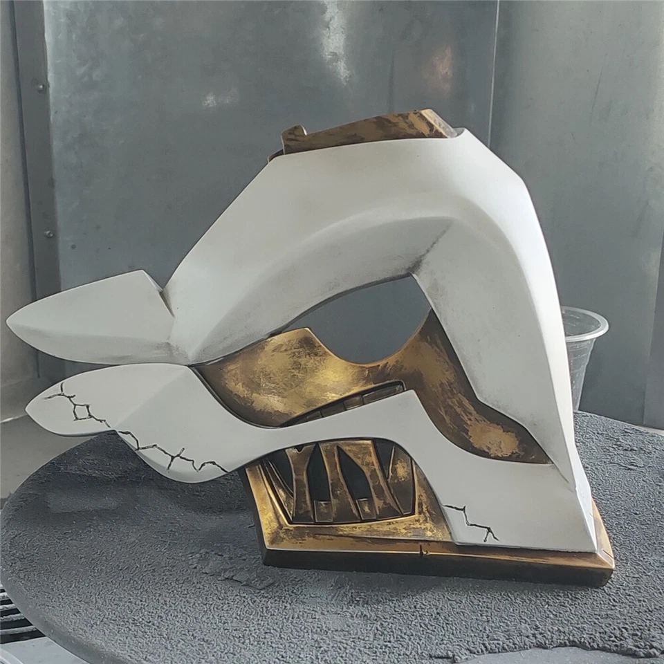 Máscara facial completa League of Legends Ekko accesorios de cosplay réplica de alta gama colección Foto 2 de 4