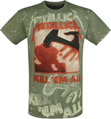 Offiziell lizenziertes Metallica Kill Em All Over Herren T-Shirt Unisex Tee