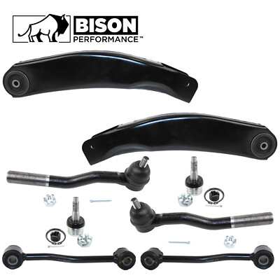 Bison Performance 8pc Front Suspension and Steering Kit For Grand Cherokee