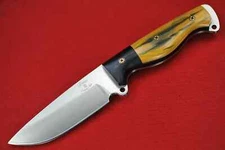 Busse Custom Son of Badger SOB .165" Satin INFI BBlack G10 G-rexed Moose Antler