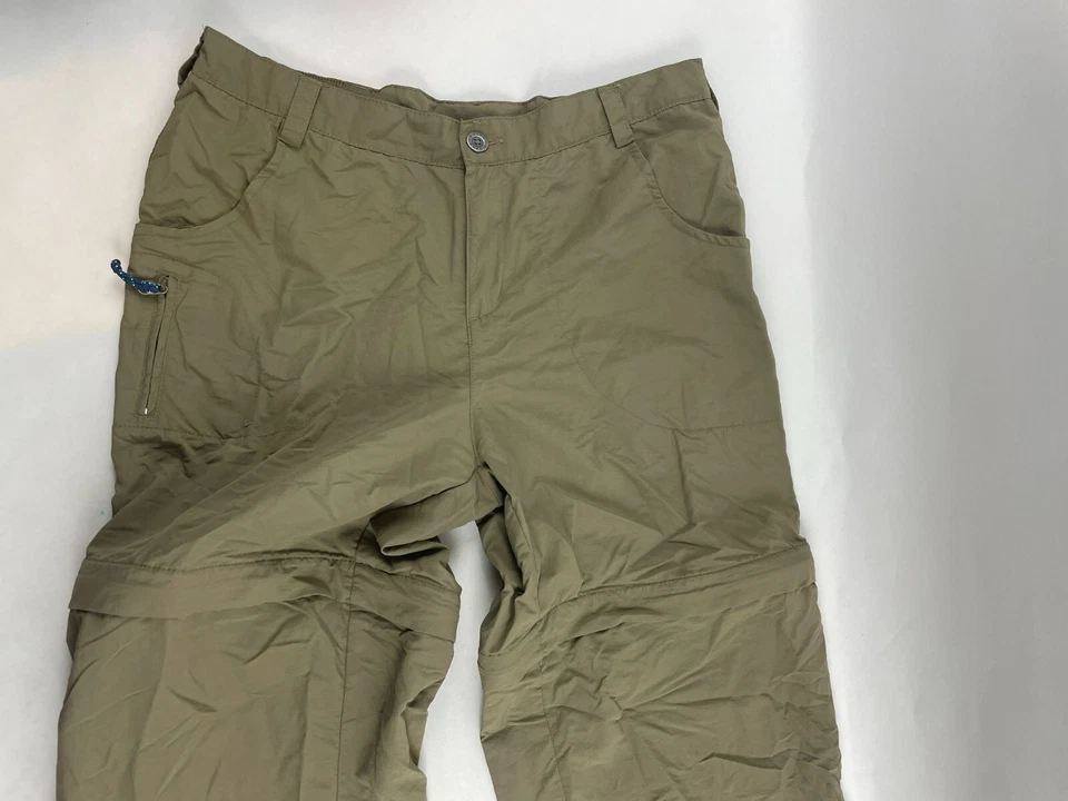 White Sierra Pants Women's Size L Greenish Brown Zip Off Shorts Pants High Rise - Image 3 of 4