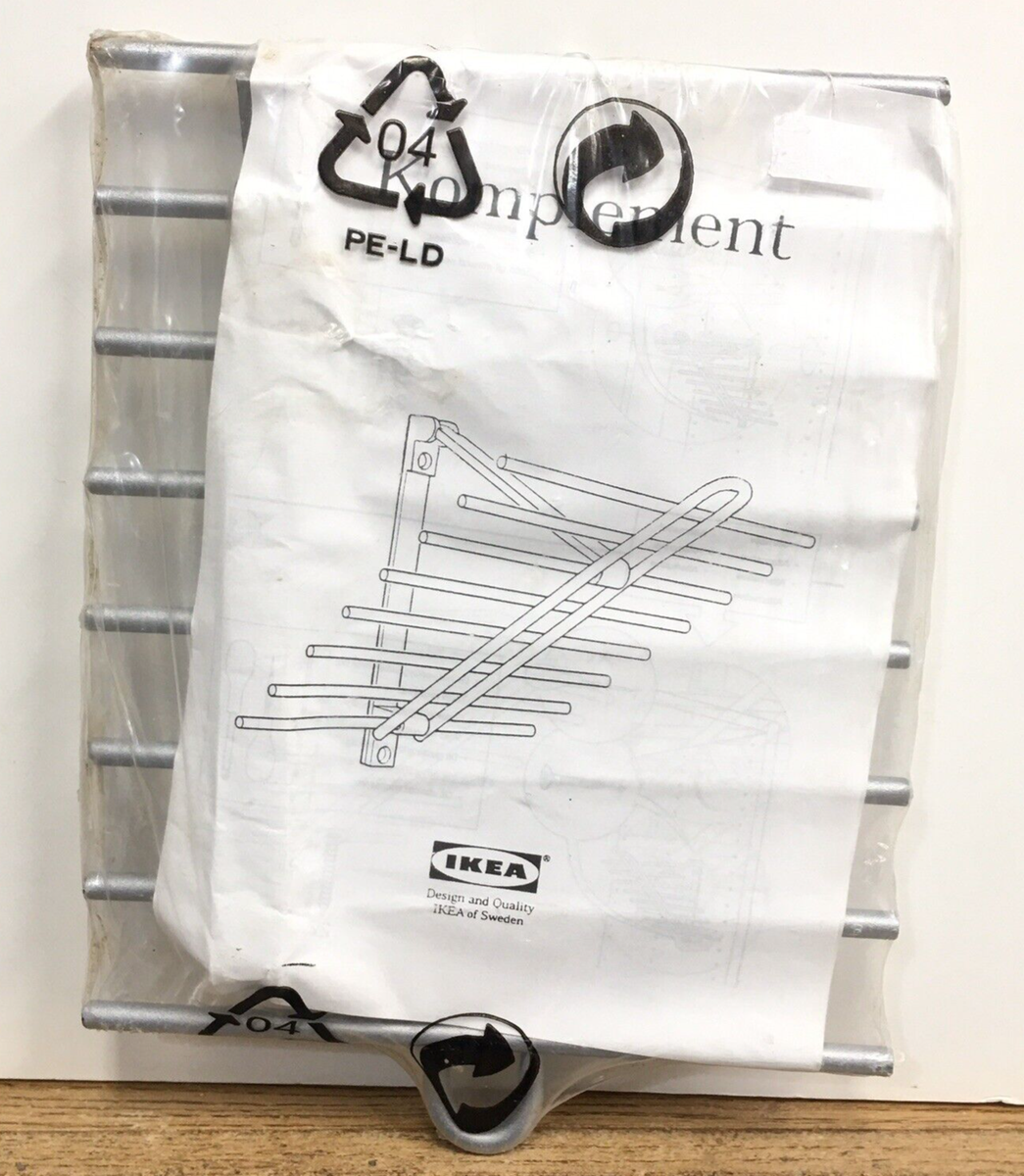 IKEA Komplement 12571 Metal Collapsible Closet Organizer Clothes