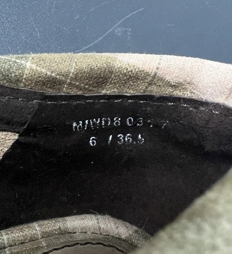 Born hellbraune Leder-Stiefeletten Herbst kariert Überschlagdetails Schnürung Damengröße 6 " - Bild 4 von 12