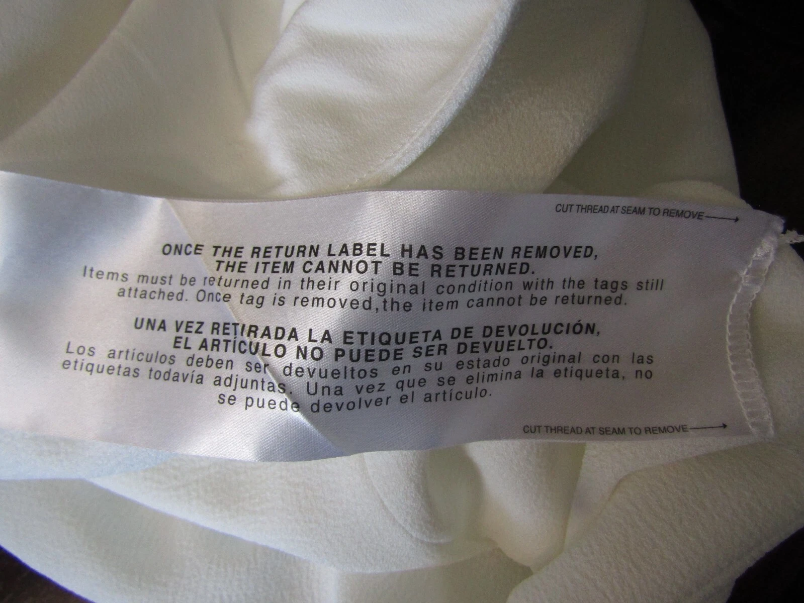 OFF WHITE Abito Vestito Donna Nuovo Con Etichetta The Population Gracelyn Off White Elegante Classico XXS