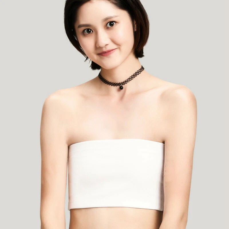 Lesbisch Les Brust Binder Ftm Tomboy Bustier Bandeau Bandage S-5XL Weiß - Bild 4 von 4