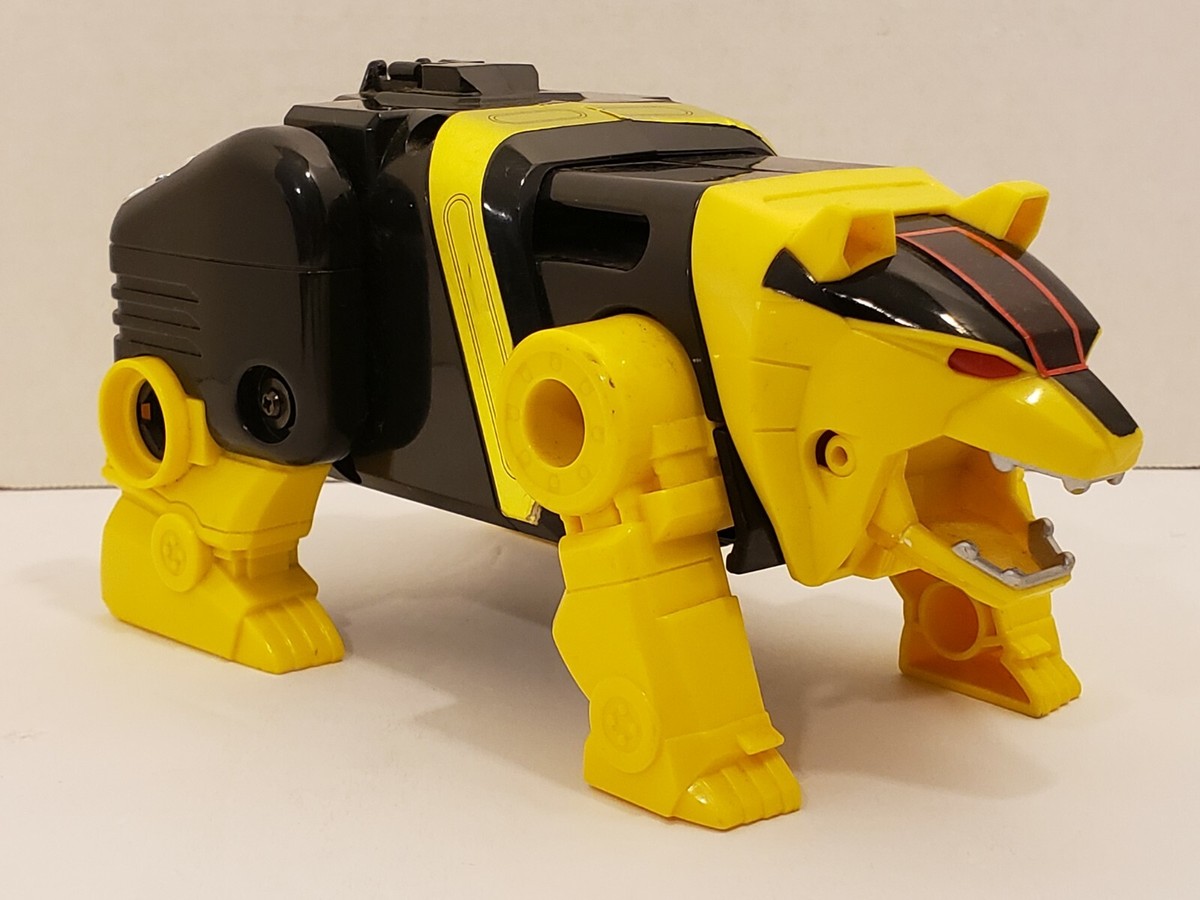 2x Power Rangers 1995 Deluxe Ninja Megazord Yellow Bear NinjaZord