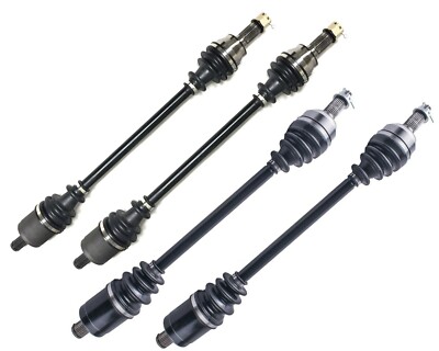 Full Set 4 New ATV Axles Fit Polaris General 1000, 4 1000, RZR 4 900, S900 60'' W