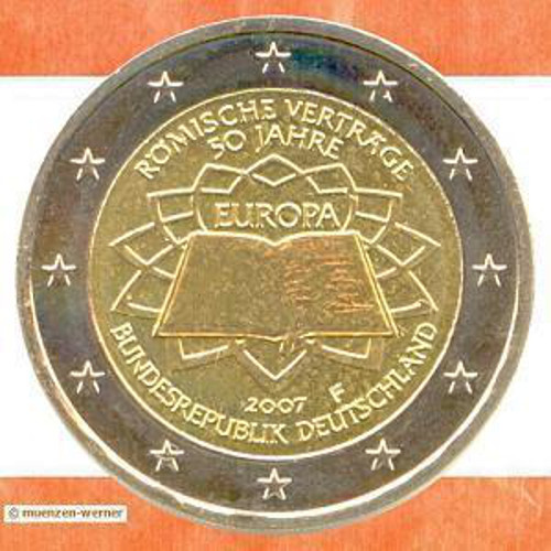 €Sondermünzen: 2 Euro Münze 2007 Römische Verträge RV zwei€ Sondermünze