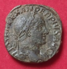 IMPERO ROMANO ALESSANDRO SEVERO (222-235 d.C.) SESTERZIO AE MONETA BB/SPL MARTE