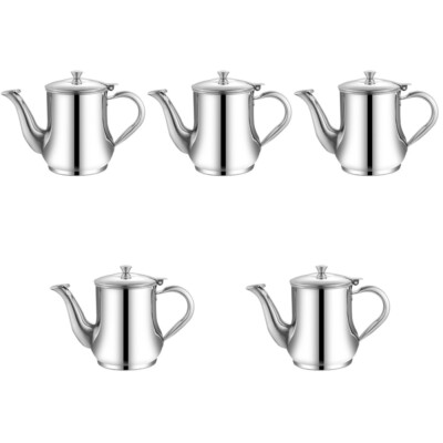 Set of 5 Pot À achats Huile Avec Maille Filtrante Distributeur D'huile Pour
