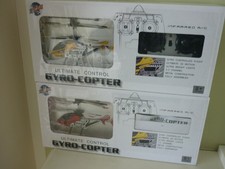 RDM INFRARD R/C ULTIMATE CONTROL 2 x GYRO COPTER - ROT & GELB - BRANDNEU