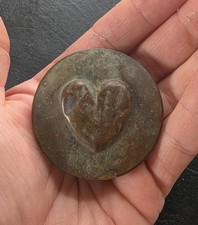 Antique Horse Bridle Rosette Civil War Era Heart Calvary Brass