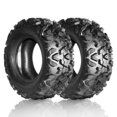 Set of 2 26x9-14 ATV/UTV Tires Front Left and Right 6 Ply 26x9x14 Tubeless