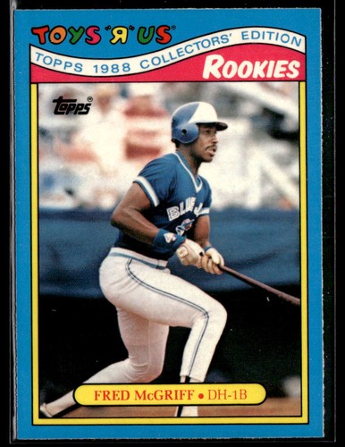 Fred McGriff #18 1988 Topps Toys R US Rookies card