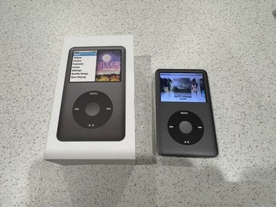 NEW Apple iPod Classic 7th Generation Black/Silver 160GB - Quick