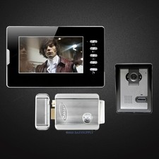 7inch Wired Video Door Entry Phone Call System with Intra-monitor Audio Intercom
