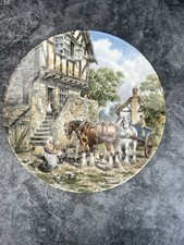 Vintage Wedgewood Morning In The Farmyard 1988 Collectors Decorative Plate