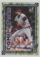 2023 Panini Donruss Dominators Green 3/25 Nolan Ryan #D3 HOF e8a