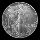 1990 1 oz BU Silver American Eagle + FREE 2007-S US 5 State Quarter Proof Set