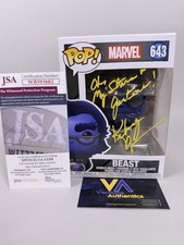 Kelsey Grammer Signed Beast 643 X-Men Funko Pop w/ QUOTE + JSA COA