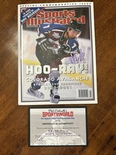 Ray Bourque Signed 8-20-2001 Sports Illustrated Magazine Cert of Authenticity