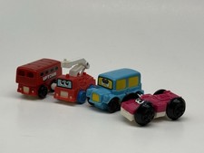 Vintage Tested And Working TOMY Wind-Up Flip Floppers Vehicle Lot