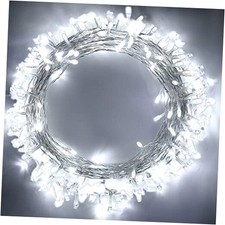 String Lights, 42ft Battery Operated String Lights, 120 Led IP65 Cold White