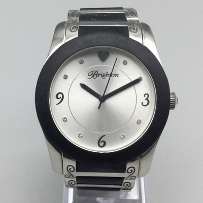 Brighton Brooklyn Watch Womens 41mm Stainless Heart Accents  display picture 3