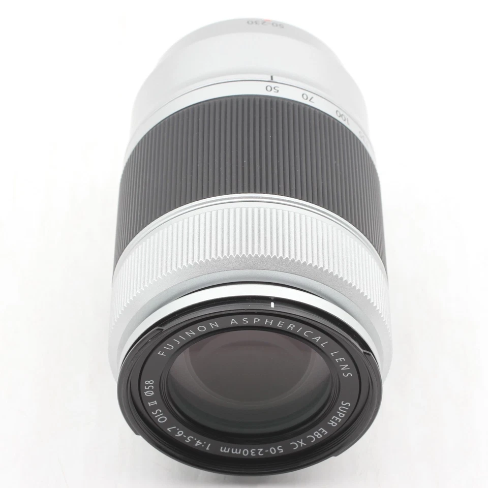 【MINT】Fujifilm Fujinon XC 50-230mm f/4.5-6.7 Aspherical OIS Silver w/ Hood Japan - Image 2 of 4