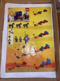 Vintage LEGO Castle: Dungeon Hunters (6042) Instruction manual included.