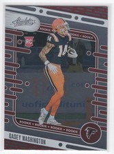 #101 2024 Absolute BASE  Casey Washington RC Atlanta Falcons