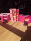 Pink Vintage Barbie Kitchen Set With Food