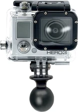 Ram Mounts 1in. Diameter Ball with Custom GoPro Hero Adapter Go Pro Base RAP-...