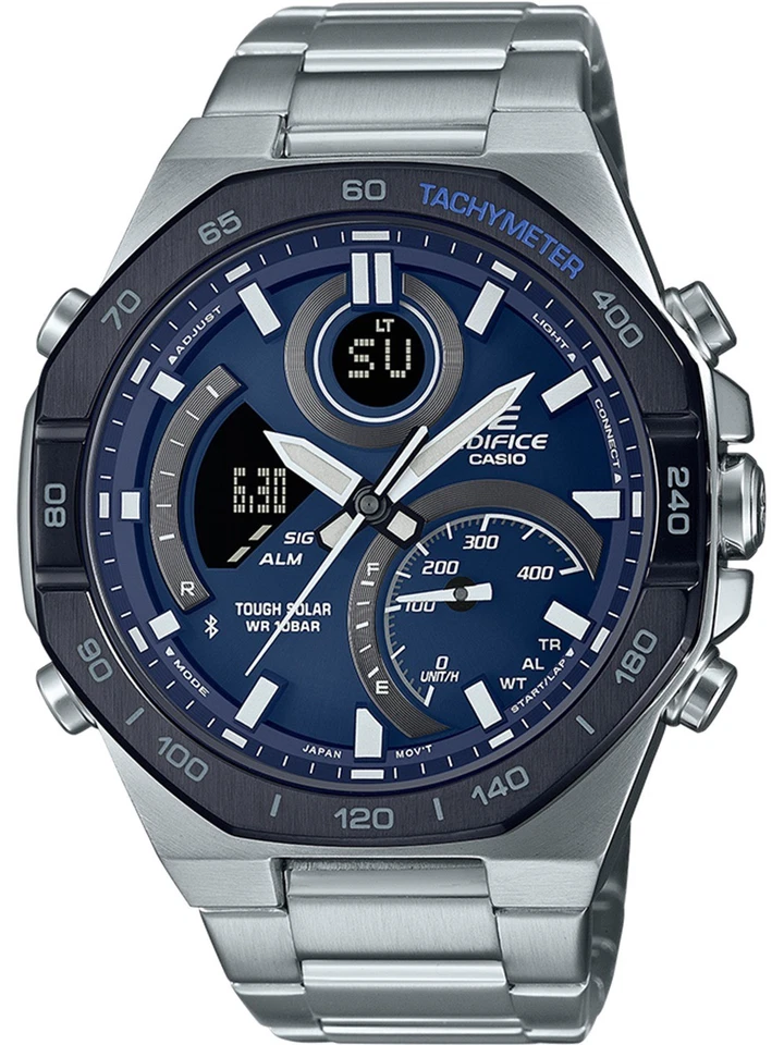 Casio ECB-950DB-2AEF Herrenuhr Edifice Racing Multicolor Solar 48mm 10ATM - Bild 1 von 1