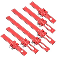 6PCS Woodworking Precision Ruler Set 6 8 12 Inch Procision Marking Ruler with...