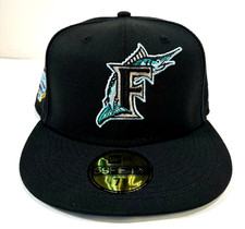 Florida Marlins MLB NE Cloud Under World Series 2003  Fitted Hat~Black