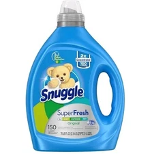 Snuggle Super Fresh Liquid Fabric Softener Eliminates Odor Concentrated 150 Load