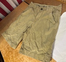 American Eagle Distressed Khaki Tan 10  Heavyweight Twill Shorts Mens 30 classic