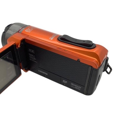 JVC Everio R GZ-RX690-D Orange Quad Proof Waterproof Camcorder