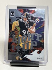 2025 Donruss Optic T.J. Watt Light it Up #13 Piittsburgh Steelers