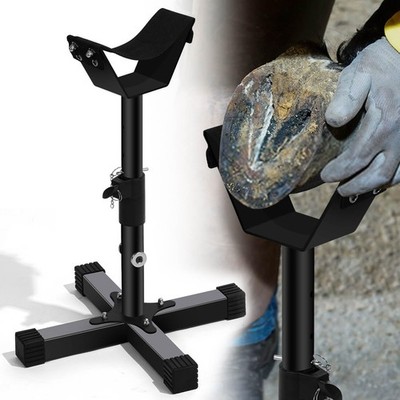 Ecliptica Adjustable Jack Farrier Stand Hoof Stand for Horses Farrier Metal H...