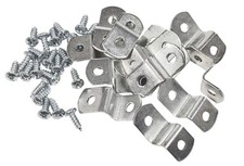 3/8" Canvas Offset Clips Extra Heavy Duty with Screws 20 Pack