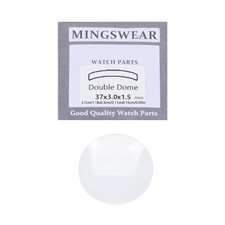 1Pc 37 3.0 1.5mm Double Domed Mineral Watch Crystal 30mm Diameter Concave Glass 