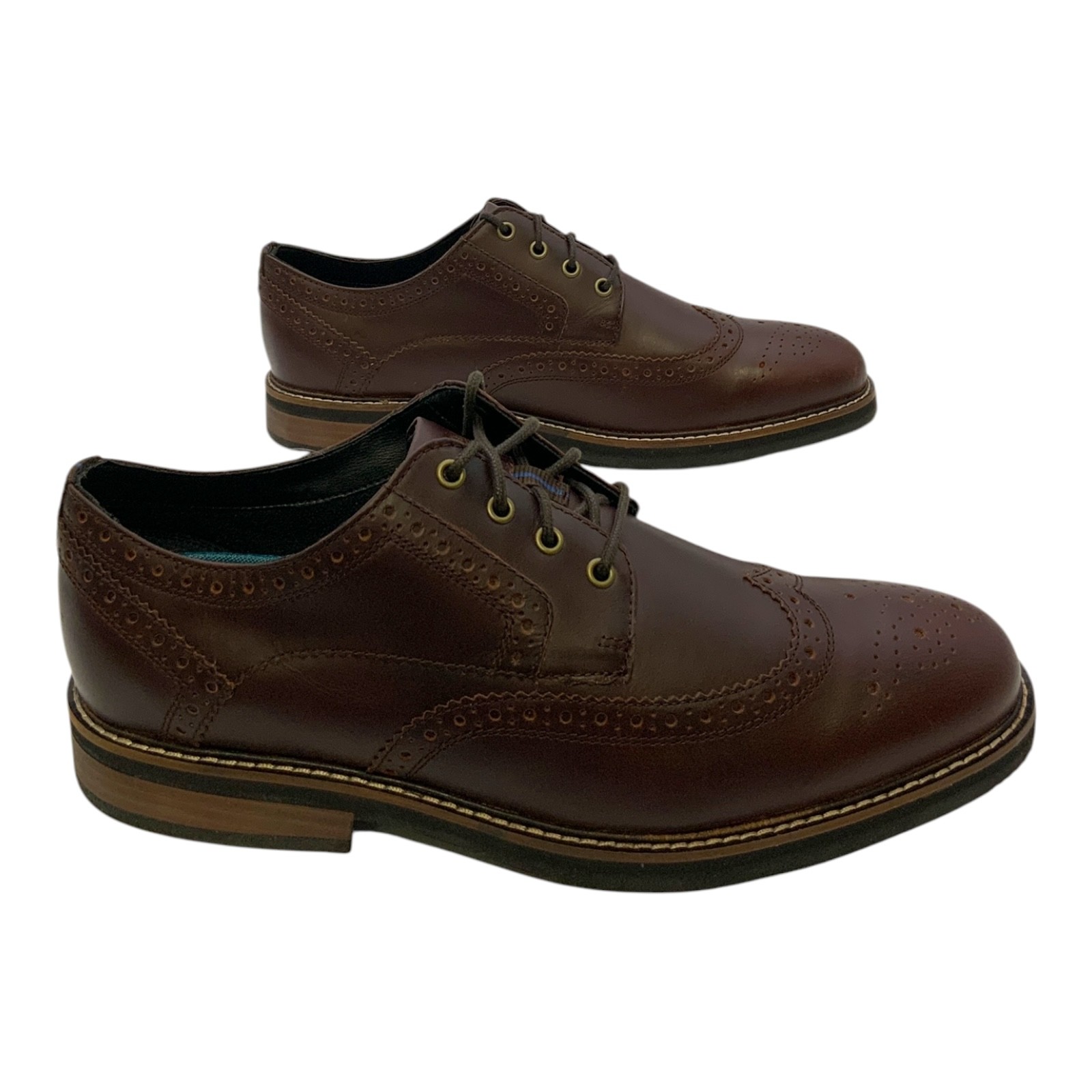 SAOLA Nunn Bush Oakdale Oxford punta alare pelle marrone ruggine US uomo 9 5 W