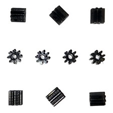 Matchbox Powertrack 10 X 8 tooth new pinions for 1.5mm shaft - superb car spares