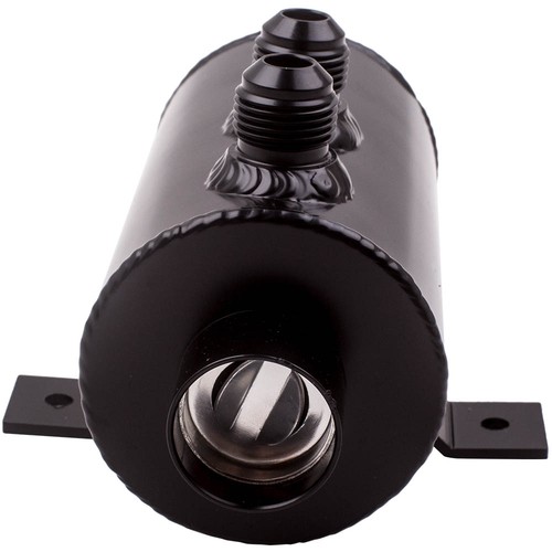 750ML Oil Catch Can AN10 Engine Aluminium Catch Can Reservoir Tank Universal - Picture 9 of 11