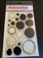 My Favorite Things MFT "Party Patterns" Clear Stamps CS- 71 NEW