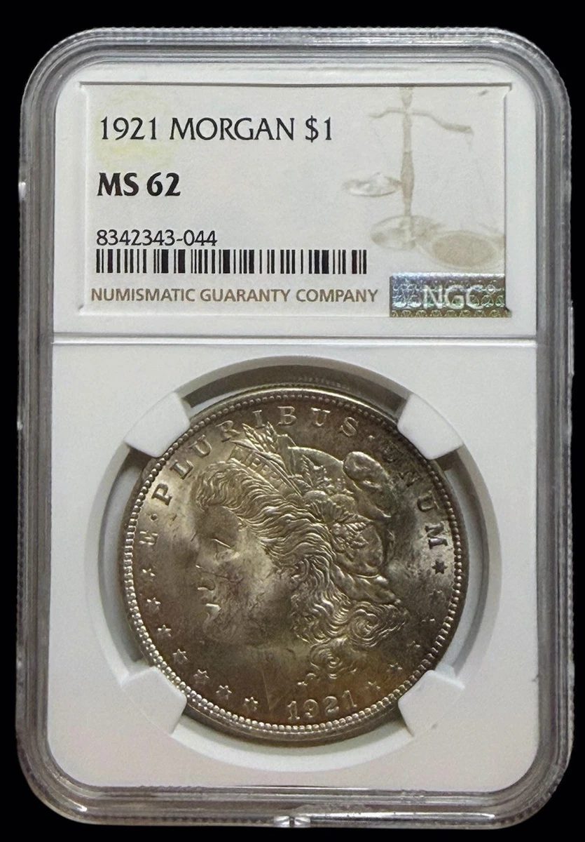 MS 62 Graded 1921 Year Morgan US Dollars (1878-1921) for sale | eBay