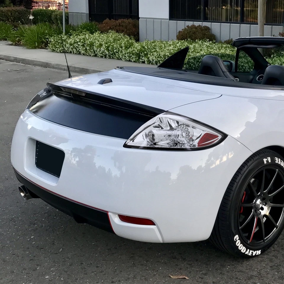 Tail Lights Fits 2006-2011 Mitsubishi Eclipse Clear LED Brake Lamps Left+Right - Image 2 of 4