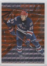 2021-22 SP Game Used CHL Edition Orange Foilboard 289/499 Oskar Olausson #11 5b7